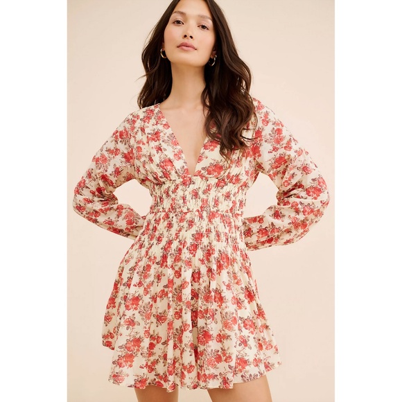 FREE PEOPLE Keep You Mini Dress in Classic Combo - Size M, NWT ($128 Retail) - Picture 1 of 8